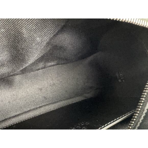 Gucci Matelassé Monochrome Small GG Marmont Chain Shoulder Bag Black B-9 - Picture 15 of 16